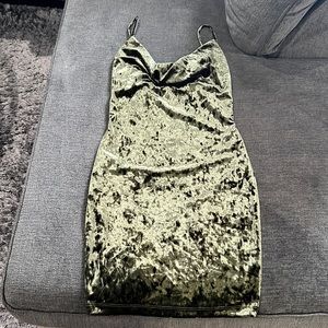 Windsor Crushed Velvet Mini Dress